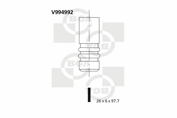 BGA V994992 Intake valve V994992: Buy near me in Poland at 2407.PL - Good price!