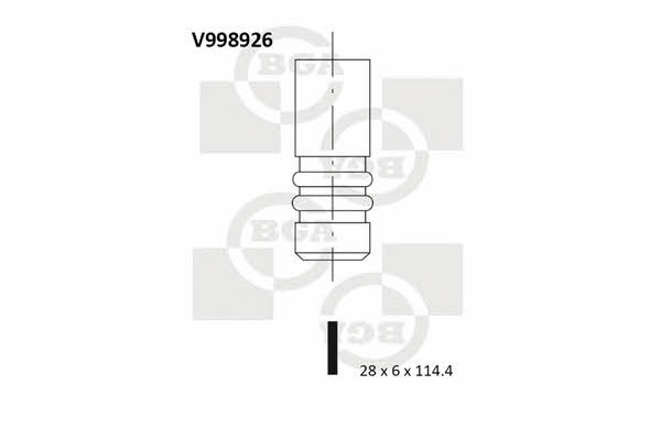 BGA V998926 Intake valve V998926: Buy near me in Poland at 2407.PL - Good price!