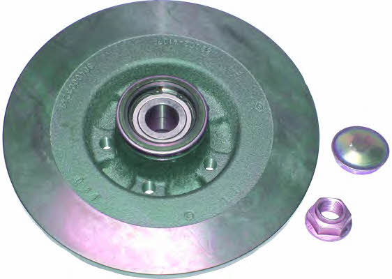 Birth 3411 Rear brake disc, non-ventilated 3411: Buy near me in Poland at 2407.PL - Good price!