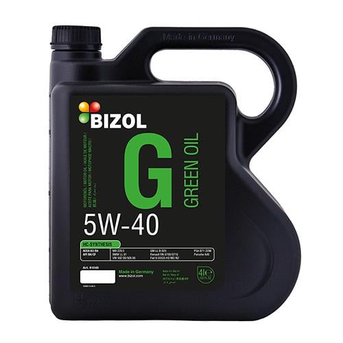 Bizol 81046 Engine oil Bizol Green Oil Synthesis 5W-40, 4L 81046: Buy near me in Poland at 2407.PL - Good price!