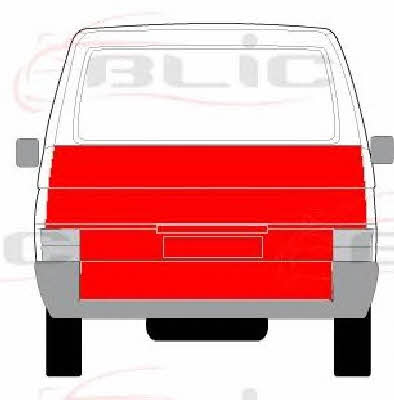 Blic 6508-04-9558721P Repair part trunk 6508049558721P: Buy near me in Poland at 2407.PL - Good price!