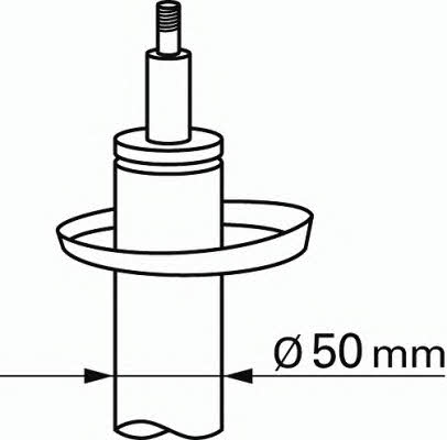 Boge 32-H72-A Front oil and gas suspension shock absorber 32H72A: Buy near me in Poland at 2407.PL - Good price!