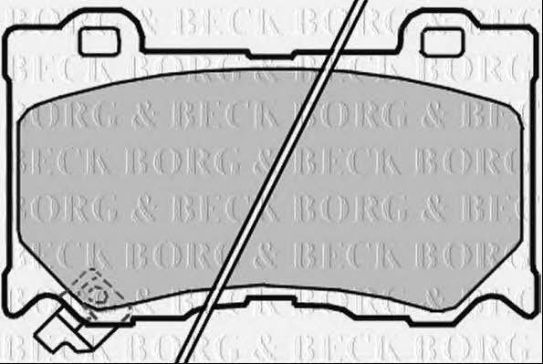 Borg & beck BBP2363 Klocki hamulcowe, zestaw BBP2363: Dobra cena w Polsce na 2407.PL - Kup Teraz!
