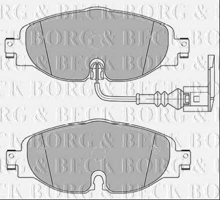 Borg & beck BBP2381 Тормозные колодки дисковые, комплект BBP2381: Отличная цена - Купить в Польше на 2407.PL!