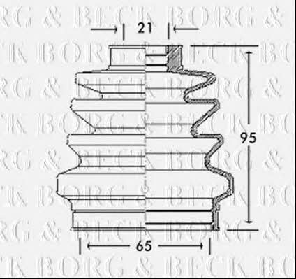 Borg & beck BCB2687 Пыльник приводного вала BCB2687: Отличная цена - Купить в Польше на 2407.PL!