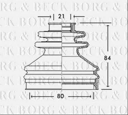 Borg & beck BCB2699 Пыльник приводного вала BCB2699: Отличная цена - Купить в Польше на 2407.PL!