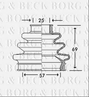 Borg & beck BCB2774 Osłona przeciwpyłowa wału napędowego BCB2774: Dobra cena w Polsce na 2407.PL - Kup Teraz!