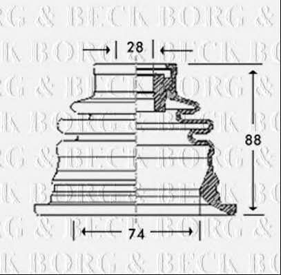 Borg & beck BCB2780 Пыльник приводного вала BCB2780: Отличная цена - Купить в Польше на 2407.PL!