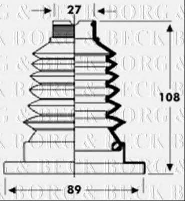 Borg & beck BCB2802 Пыльник приводного вала BCB2802: Отличная цена - Купить в Польше на 2407.PL!