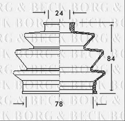 Borg & beck BCB2011 Пыльник приводного вала BCB2011: Отличная цена - Купить в Польше на 2407.PL!