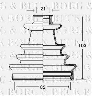 Borg & beck BCB2175 Faltenbalg, antriebswelle BCB2175: Kaufen Sie zu einem guten Preis in Polen bei 2407.PL!