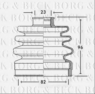 Borg & beck BCB2184 Faltenbalg, antriebswelle BCB2184: Kaufen Sie zu einem guten Preis in Polen bei 2407.PL!