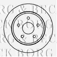 Borg & beck BBD4248 Rear brake disc, non-ventilated BBD4248: Buy near me in Poland at 2407.PL - Good price!