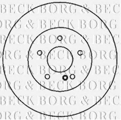 Borg & beck BBD5179 Rear ventilated brake disc BBD5179: Buy near me in Poland at 2407.PL - Good price!