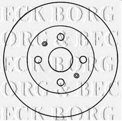 Borg & beck BBD5182 Тормозной диск передний вентилируемый BBD5182: Отличная цена - Купить в Польше на 2407.PL!