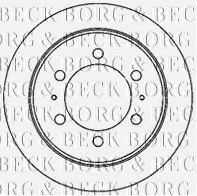 Borg & beck BBD5185 Rear ventilated brake disc BBD5185: Buy near me in Poland at 2407.PL - Good price!