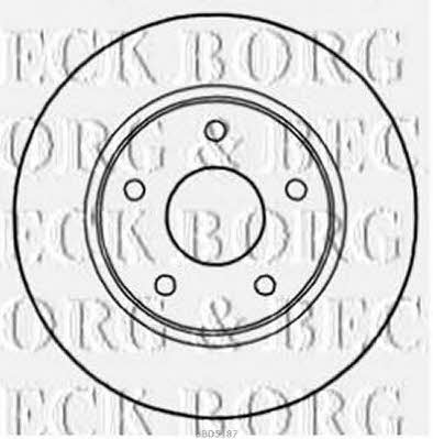 Borg & beck BBD5187 Innenbelüftete Bremsscheibe vorne BBD5187: Kaufen Sie zu einem guten Preis in Polen bei 2407.PL!