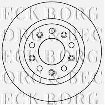 Borg & beck BBD5194 Rear brake disc, non-ventilated BBD5194: Buy near me in Poland at 2407.PL - Good price!