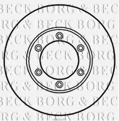Borg & beck BBD5197 Wentylowana przednia tarcza hamulcowa BBD5197: Dobra cena w Polsce na 2407.PL - Kup Teraz!