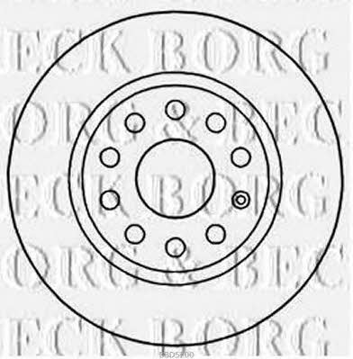 Borg & beck BBD5200 Rear brake disc, non-ventilated BBD5200: Buy near me in Poland at 2407.PL - Good price!