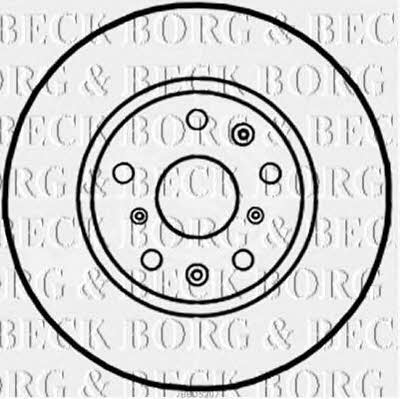 Borg & beck BBD5207 Wentylowana przednia tarcza hamulcowa BBD5207: Atrakcyjna cena w Polsce na 2407.PL - Zamów teraz!