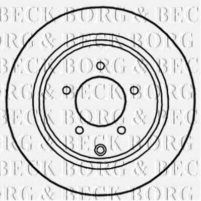 Borg & beck BBD5255 Тормозной диск задний невентилируемый BBD5255: Купить в Польше - Отличная цена на 2407.PL!