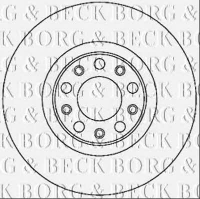 Borg & beck BBD5271 Front brake disc ventilated BBD5271: Buy near me in Poland at 2407.PL - Good price!