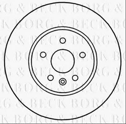 Borg & beck BBD5314 Wentylowana przednia tarcza hamulcowa BBD5314: Dobra cena w Polsce na 2407.PL - Kup Teraz!