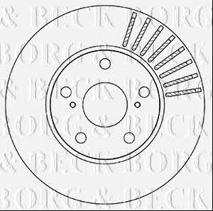 Borg & beck BBD5330 Диск гальмівний передній вентильований BBD5330: Приваблива ціна - Купити у Польщі на 2407.PL!