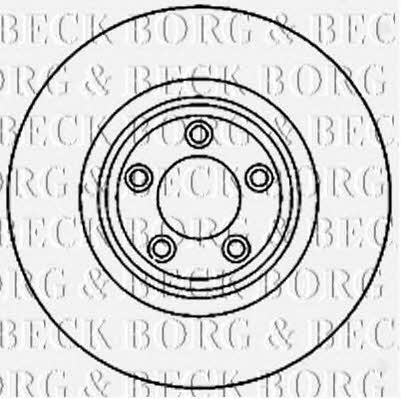 Borg & beck BBD5821S Диск гальмівний передній вентильований BBD5821S: Приваблива ціна - Купити у Польщі на 2407.PL!