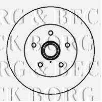 Borg & beck BBD5848S Niewentylowana przednia tarcza hamulcowa BBD5848S: Dobra cena w Polsce na 2407.PL - Kup Teraz!