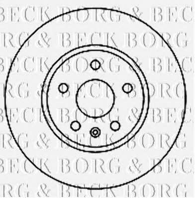 Borg & beck BBD5894S Тормозной диск передний вентилируемый BBD5894S: Отличная цена - Купить в Польше на 2407.PL!