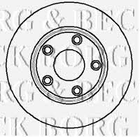 Borg & beck BBD5909S Wentylowana przednia tarcza hamulcowa BBD5909S: Dobra cena w Polsce na 2407.PL - Kup Teraz!