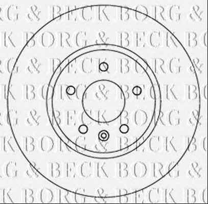 Borg & beck BBD6013S Front brake disc ventilated BBD6013S: Buy near me in Poland at 2407.PL - Good price!