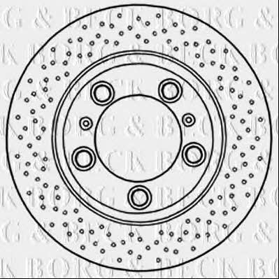Borg & beck BBD6032S Rear ventilated brake disc BBD6032S: Buy near me in Poland at 2407.PL - Good price!