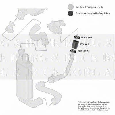 Borg & beck BTH1017 Charger Air Hose BTH1017: Buy near me in Poland at 2407.PL - Good price!