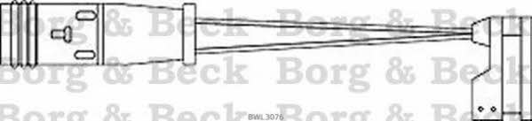 Borg & beck BWL3076 Датчик зносу гальмівних колодок BWL3076: Приваблива ціна - Купити у Польщі на 2407.PL!