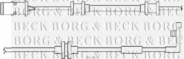 Borg & beck BWL3014 Датчик зносу гальмівних колодок BWL3014: Приваблива ціна - Купити у Польщі на 2407.PL!