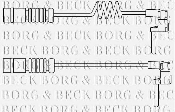 Borg & beck BWL3103 Датчик зносу гальмівних колодок BWL3103: Купити у Польщі - Добра ціна на 2407.PL!