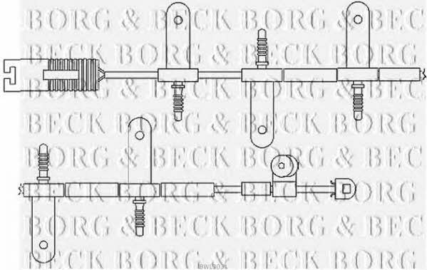 Borg & beck BWL3031 Датчик износа тормозных колодок BWL3031: Отличная цена - Купить в Польше на 2407.PL!