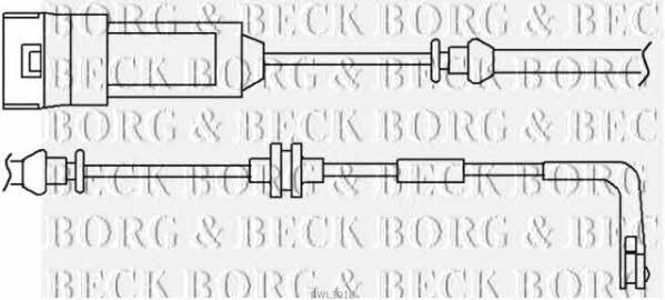 Borg & beck BWL3018 Czujnik zużycia klocków hamulcowych BWL3018: Dobra cena w Polsce na 2407.PL - Kup Teraz!