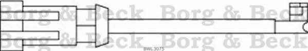 Borg & beck BWL3075 Warning contact, brake pad wear BWL3075: Buy near me in Poland at 2407.PL - Good price!