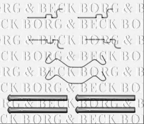 Borg & beck BBK1332 Комплект монтажний гальмівних колодок BBK1332: Приваблива ціна - Купити у Польщі на 2407.PL!