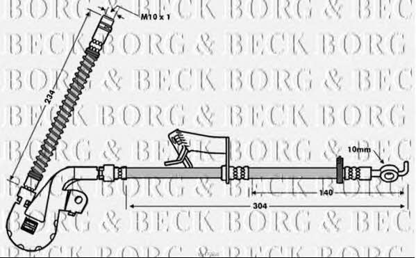 Borg & beck BBH7764 Bremsschlauch BBH7764: Kaufen Sie zu einem guten Preis in Polen bei 2407.PL!
