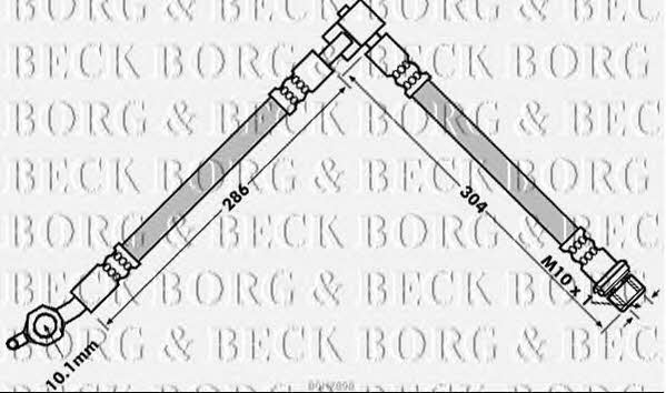 Borg & beck BBH7898 Przewód hamulcowy elastyczny BBH7898: Dobra cena w Polsce na 2407.PL - Kup Teraz!
