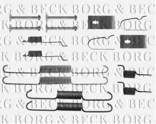 Borg & beck BBK6220 Комплект монтажний гальмівних колодок BBK6220: Приваблива ціна - Купити у Польщі на 2407.PL!