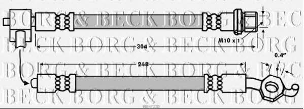 Borg & beck BBH7733 Przewód hamulcowy elastyczny BBH7733: Dobra cena w Polsce na 2407.PL - Kup Teraz!