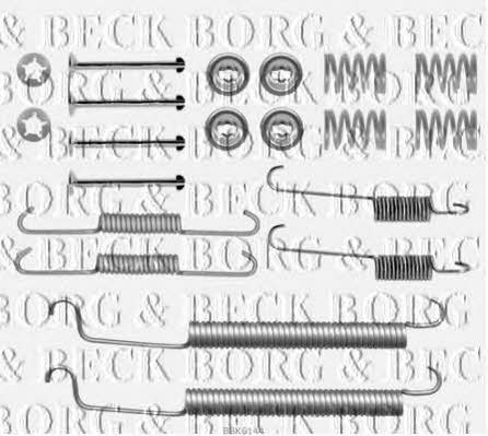 Borg & beck BBK6144 Zestaw montażowy klocków hamulcowych BBK6144: Dobra cena w Polsce na 2407.PL - Kup Teraz!