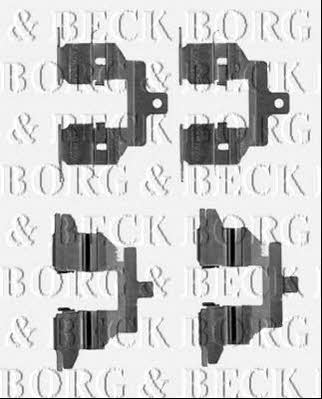 Borg & beck BBK1542 Mounting kit brake pads BBK1542: Buy near me in Poland at 2407.PL - Good price!