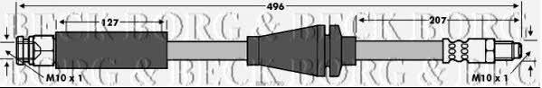 Borg & beck BBH7779 Przewód hamulcowy elastyczny BBH7779: Dobra cena w Polsce na 2407.PL - Kup Teraz!